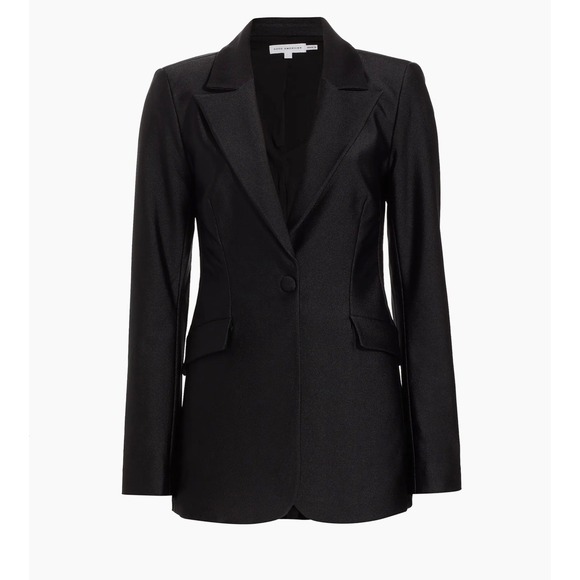 Good American Sculpted Double Breasted One Button Black Blazer Sz 2XL NWT - Picture 2 of 7